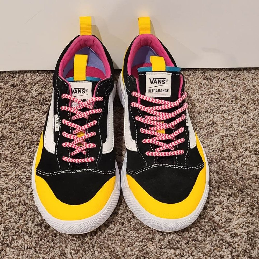 Vans Ultra Range Black/Yellow/Pink/White/Blue M7.5/W9